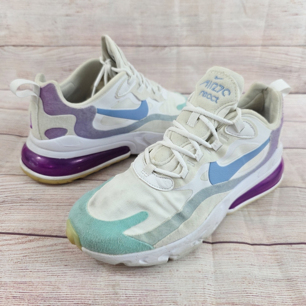 Nike Air Max 270 React "Gradient Shift" women's athletic running shoes Size 8